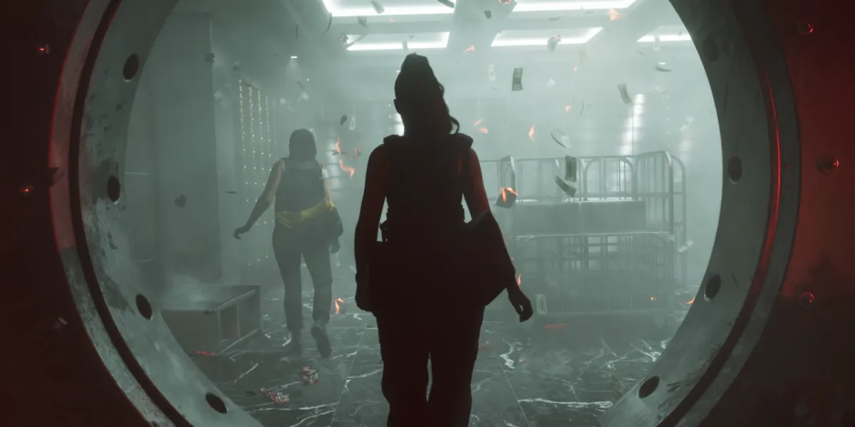GTA 6 Lucia exploding bank vault